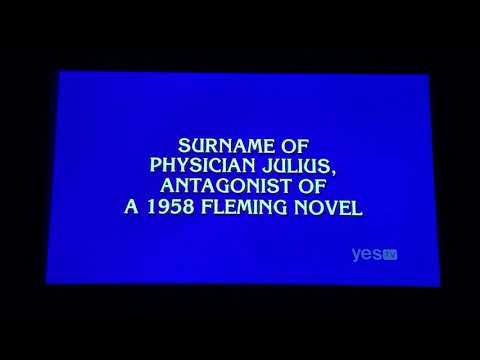 Jeopardy FUNNY moment, Lucy Ricketts Day 3 - Dr. No & 1st Daily Double (1/14/21)