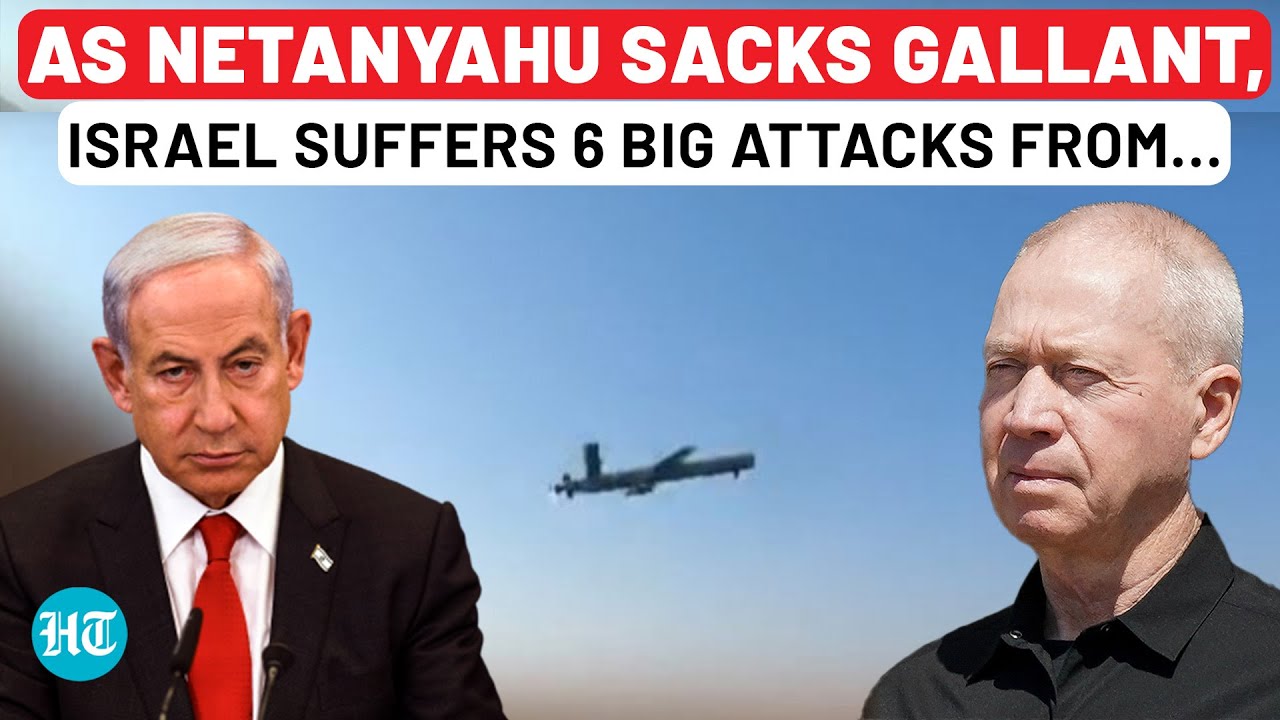 Israel Suffers Shock Attack Amid Domestic Upheaval; 6 Drone Strikes Hours After Defence Chief Fired