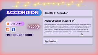 How To Make Accordion Using HTML and CSS Only
