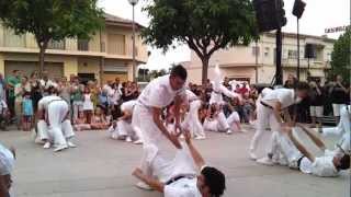 preview picture of video 'Catalan Acrobatic Human Towers - Falcons de Llorenc del Penedes - pair work and Pd3'