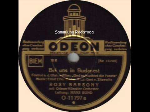 Bei uns in Budapest   Rosy Barsony