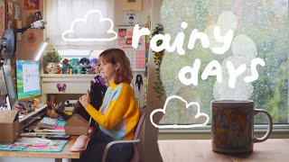 rainy crochet vlog 🌧️ making b-day gifts for my mom & bf