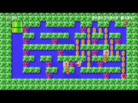 100秒以内に2つの赤コインを手に入れてゴールしよう by TI ~ NEW WORLD RECORD SPEEDRUN! - SUPER MARIO MAKER - No Commentary 一