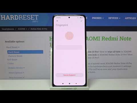 How to Set Fingerprint in XIAOMI Redmi Note 10 Pro – Add Screen Lock
