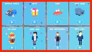 Unlock ☆ Original 8 ☆ Mystery Characters Crossy Road. From ✿ Hipster Whale ✿ to ☆ Cai Shen ☆