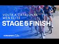 Uphill sprint in Viladecans 🚴‍♂️💨 | Stage 5 Finish Volta a Catalunya 2024 | Eurosport Cycling