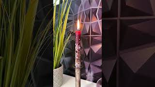 Leidenschaft & Herzensfeuer · Rote Ritualkerze – Bild 4
