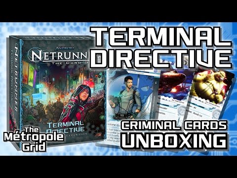 Netrunner Unboxing: Terminal Directive - Criminal Cards