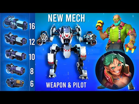 New Weapon Fusion Cannon - New Mech Sail - New Pilot Diesel & Neev - Mech Arena Update