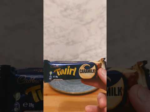 Cadbury Twirl Caramilk Review #shorts #foodreview #cadbury