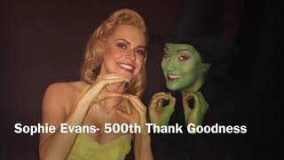 Sophie Evans 500th Thank Goodness - 21/2/19