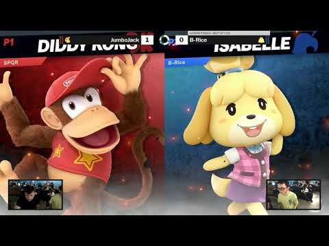 SOS 140 SSBU Losers Finals JumboJack (Diddy) vs. B-Rice (Isabelle)