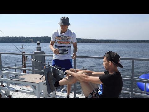 Учу кататься на водных лыжах