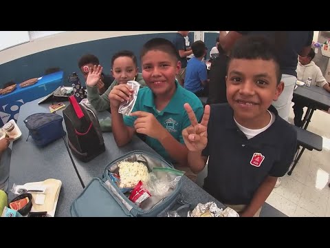 WFAA takes over lunch at Dallas ISD's legacy school, Jimmie Tyler Brashear Elementary School