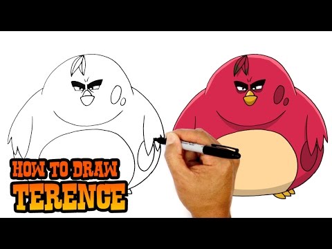 How to Draw Terence | Angry Birds Movie