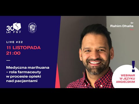 Webinar [ENG] // Medyczna marihuana - rola farmaceuty w procesie opieki nad pacjentami