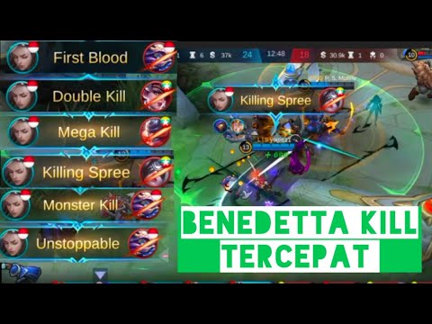 BENEDETTA KILL TERCEPAT||MOBILE LEGEND INDONESIA