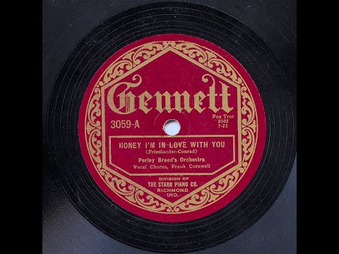 Perley Breed's Orchestra - Honey I'm In Love With You