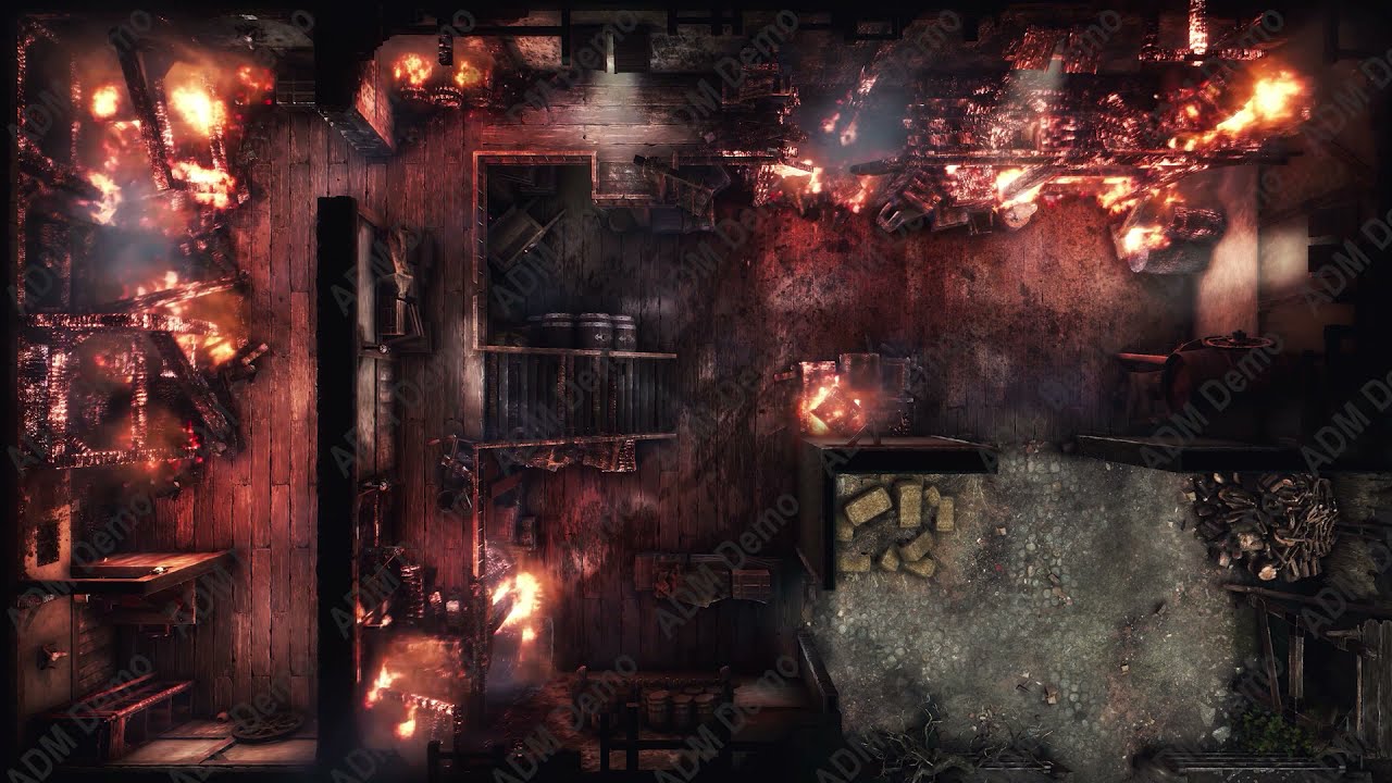 REMAKE Warehouse Battlemap