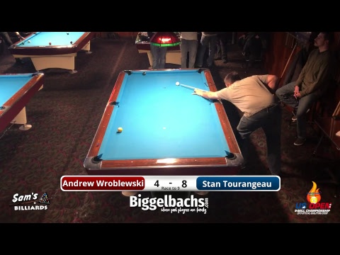 Andrew Wroblewski vs Stan Tourangeau in 2nd US Open 9-ball Qualifier Feb 2019