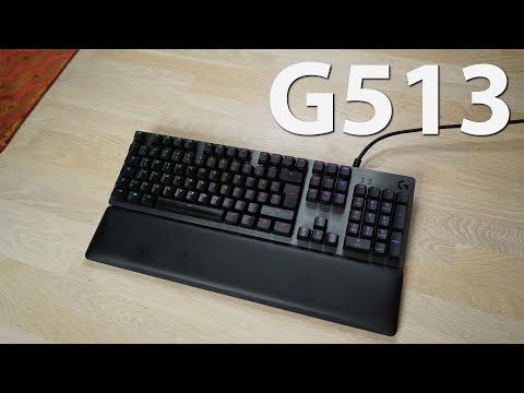 Logitech G513 Carbon im Test - Eine mechanische Gaming Tastatur mit Switch-Vielfalt