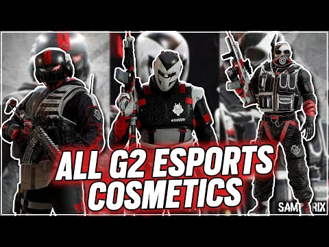 All G2 ESPORTS Skins 2019-2021- Uniforms, Weapons Skins, Charms -Showcase In-Game - R6Share Skins