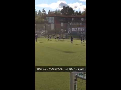 NM Kvartfinale Stabæk-Rosenborg 2-3
