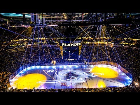 Pittsburgh Penguins Finals 2017 opening laser show