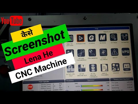 how to take screenshot in cnc machine !! Screenshot kaise lene !! hass controller !! cnc tips hindi