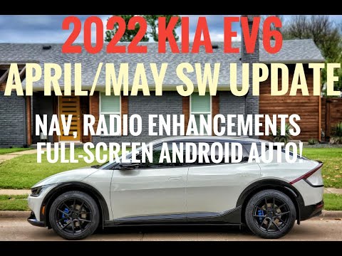 2022 Kia Ev6 April Software Update - How to install & HI-RES FULL SCREEN ANDROID AUTO!