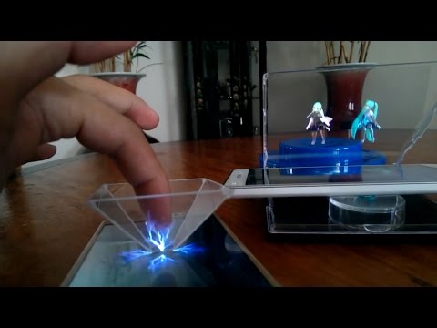 ĐTC - Biến điện thoại thành máy chiếu phim 3D hologram ảo diệu