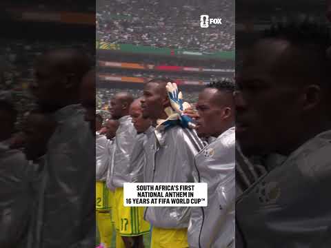 Tyla performs South Africa’s national anthem at the 2026 FIFA World Cup