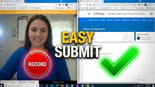 D2L | Brightspace - Students - How to Submit in Video Assignments (3rd Party Tool -Bongo) in D2L