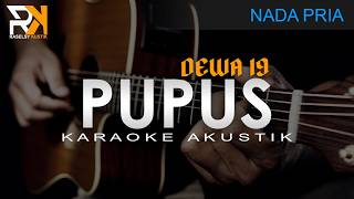 Download lagu Pupus - Dewa 19 | Karaoke Akustik (Nada Pria) mp3