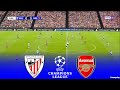 ATHLETIC BILBAO Vs ARSENAL Live UEFA Champions League 16 09 2025 Simulation PES 2021 Gameplay