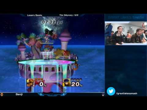 The Odyssey 5/2 Project M Losers Semis - Benji (Falcon) vs. Lordy (Ike)