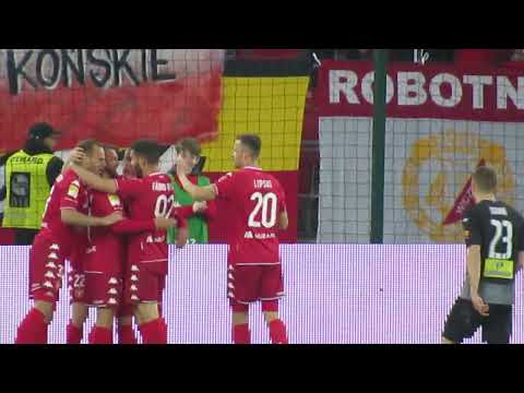 Widzew Łódź 1-2 Korona Kielce - gol Kristoffer Normann Hansen 2021/22
