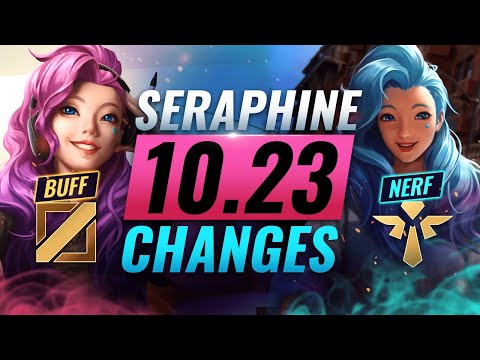 UPCOMING SERAPHINE CHANGES: Mid Lane BUFF & Support NERF - League of Legends Patch 10.23