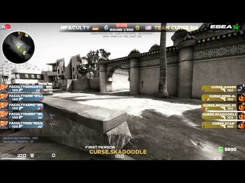 ESEA S13 LAN Playoffs - n!faculty vs. Curse.us de_dust_se