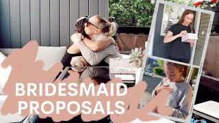 Bridesmaid Proposals Vlog | What I Put in the Proposal Boxes, Surprise Reactions, So Much Love!