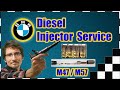 BMW Diesel Injector DIY Leak Off Test Nozzle Cleaning Bosch M47 M57 M67 Engines
