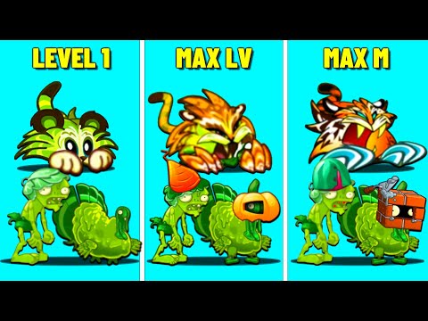 PvZ2 - Every Plants LEVEL 1 vs MAX LEVEL vs MAX MARTERY.