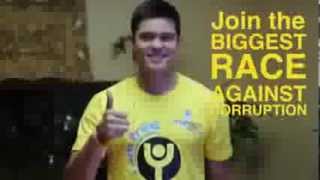 Dingdong Dantes on Freedom Run 2013