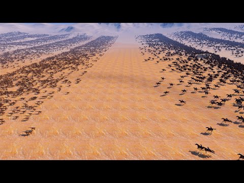 26.000 VELOCIRAPTORS vs 20.000 CAVALRY UEBS - Ultimate Epic Battle Simulator
