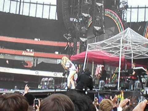 Rita Ora RIP Live Emirates Stadium Supporting Coldplay 04/06/2012