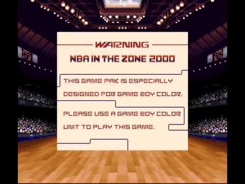 NBA in the Zone 2000 Game Boy