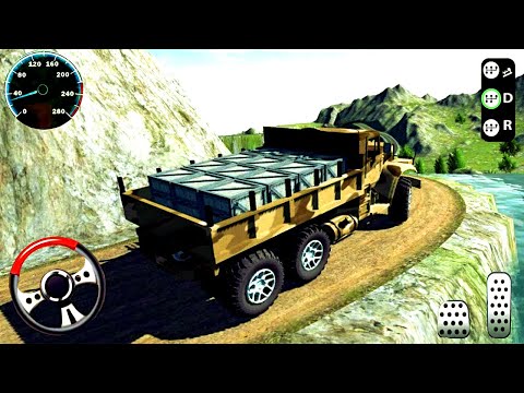 Offroad Military Truck Driving Game - US Army Transporter Driver 3D - Android GamePlay