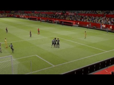 Tight angle Free Kick