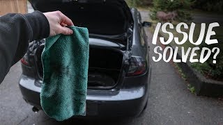 DIAGNOSING The Mazda 3's LEAKY Trunk!