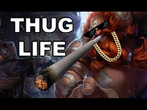 LOL THUG LIFE GRAGAS - LOST MY JOB GG VS IMAQTPIE
